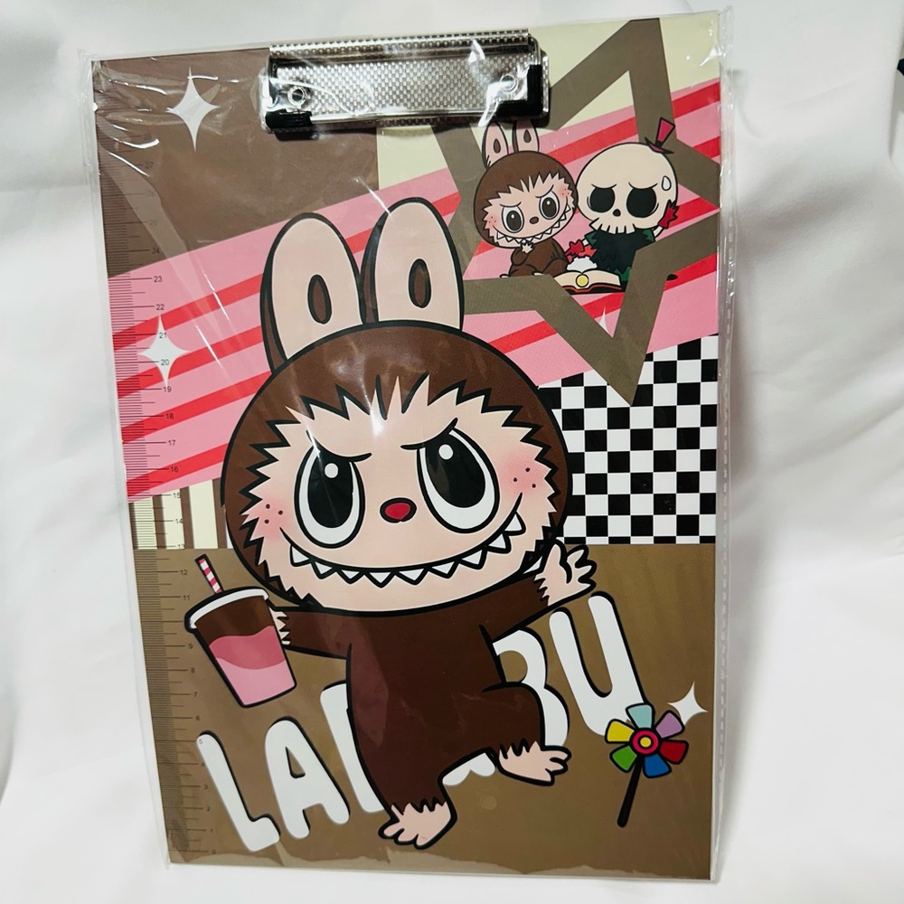 LABUBU THE MONSTERS Clipboard Coffee Party Time